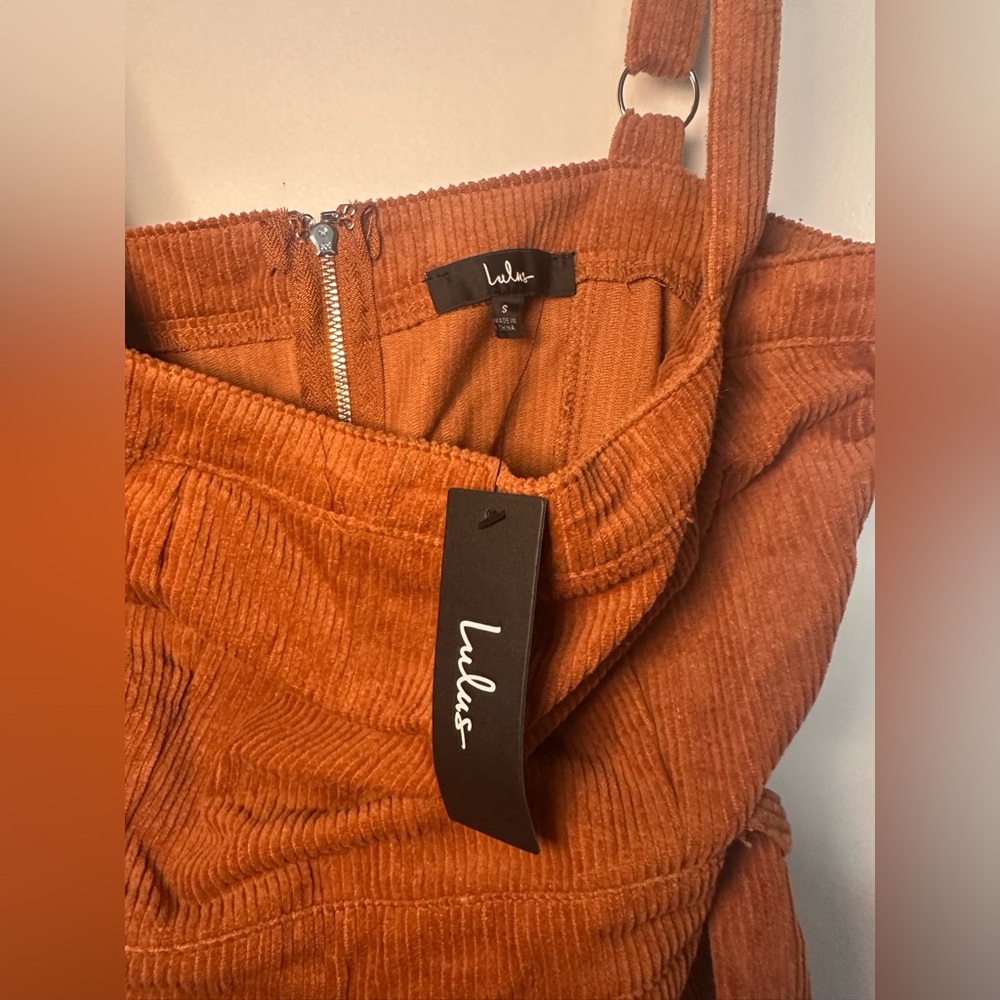 Lulu's Burnt Orange Jumpsuit - Picture 10 of 12